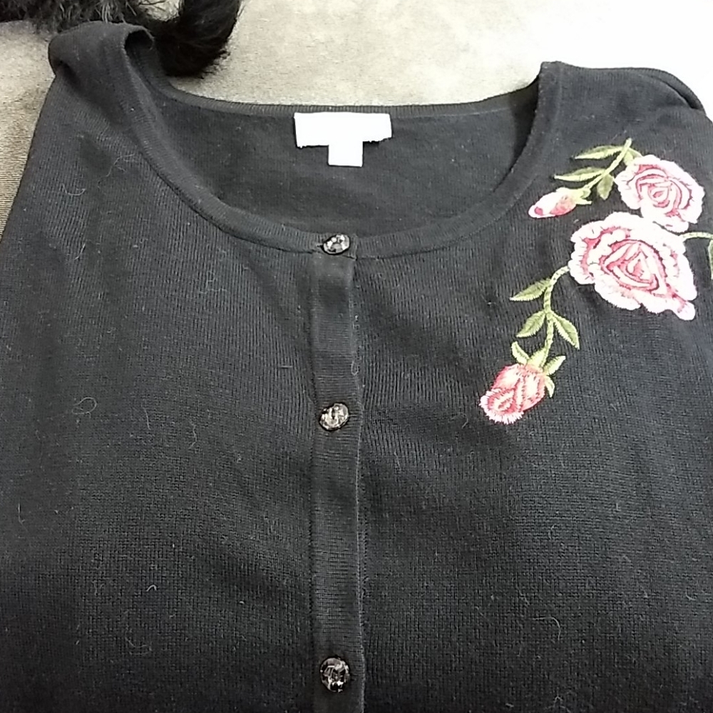 Quacker Factory women's 3x long sleeve sweater